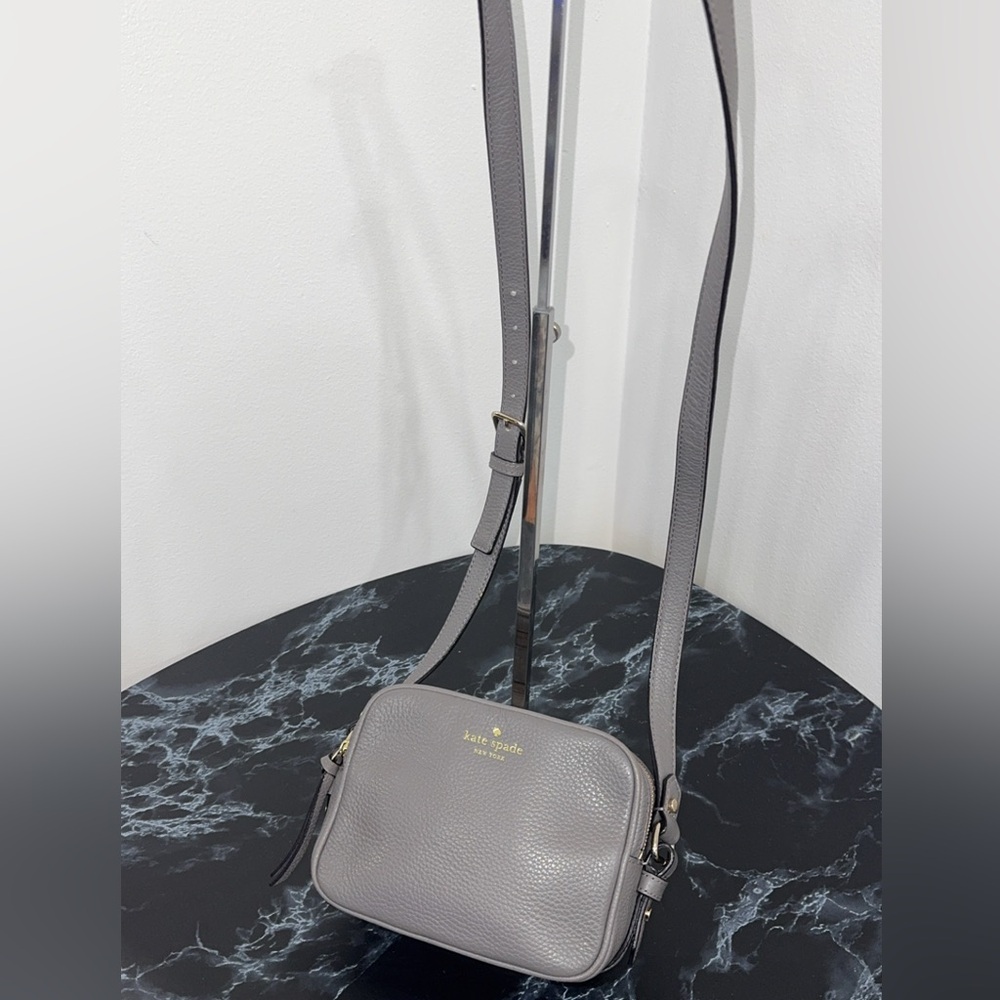 Kate Spade New York Gray Handbag PYPER MULBERRY STREET CROSSBODY AUTHENTIC - Picture 2 of 13